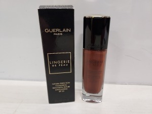 28 X BRAND NEW GUERLAIN PARIS LINGERIE DE PEAU FOUNDATION SPF 20 - 30ML - (MANUFACTURED JAN 2023)