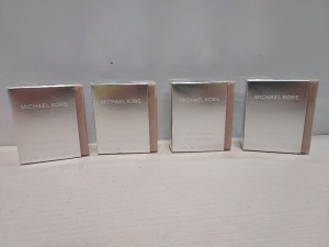 4 X BRAND NEW MICHAEL KORS EAU DE PARFUM SPRAY 30ML - CELLOPHANE FACTORY SEALED (MANUFACTURED JAN 2023)