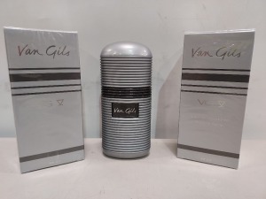 12 X BRAND NEW VAN GILS VG V 50ML EDT - RRP£40 - TOTAL £480