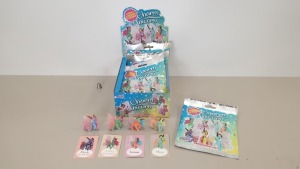 60 X BRAND NEW CHARM UNICORN DISPLAY BOXES WITH 12 UNICORNS 6 GLOW IN THE DARK IN 2 BOXES