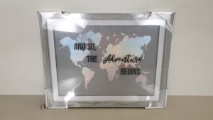 120 X BRAND NEW HOLOGRAPHIC MAPS "SO THE ADVENTURE BEGINS" - IN 30 BOXES