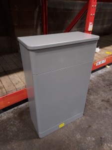 5 X BRAND NEW WC UNIT IN DOVE GREY MATT SIZE H 80 W 51 D25 CM