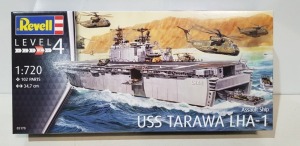 30 X BRAND NEW REVELL LEVEL 4 USS TARAWA LHA-1 ASSAULT SHIP - 102 PARTS - 34.7CM - IN 5 BOXES