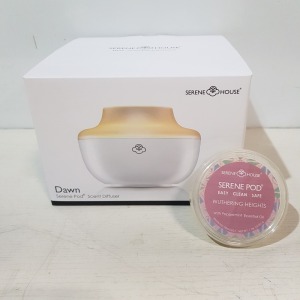 72 X BRAND NEW DAWN SERENE HOUSE SERENE POD DIFFUSER WITH 72X SERENE HOUSE CALL IT A NIGHT VARIOUS SCENTS (IN BLACK AND TWO-PIN PLUG)