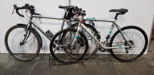 2 PIECE MIXED BIKE LOT CONTAINING 1 X DAWES GALAXY 24 GEAR BIKE 22'' FRAME AND 1 X VERENTE DIVISION 20 GEAR BIKE 22'' FRAME