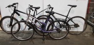 3 PIECE MIXED BIKE LOT CONTAINING 1 X CAPE RATH 18'' - 1 X TREK 18'' - 1 X CHALLENGE 19''