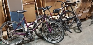 3 PIECE MIXED BIKE LOT CONTAINING 1 X CHALLENGE - 1 X FALCON - 1 X UNKNOWN