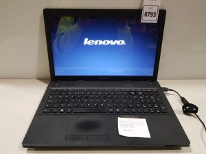 1 X LENOVO G500 LAPTOP - INTEL PENTIUM 2.4 GHZ - 250 GB HDD - WINDOWS 10 - WITH CHARGER ( FULLY WIPED - O/S INTACT )