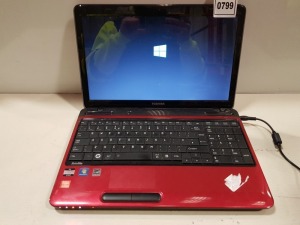 1 X TOSHIBA L750 LAPTOP - AMD E-450 1.6 GHZ - WINDOWS 10 - WITH CHARGER ( FULLY WIPED - O/S INTACT )