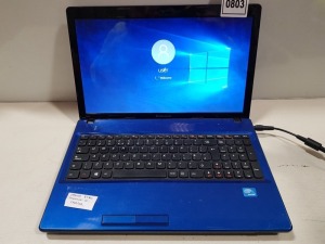 1 X LENOVO G580 - WINDOWS 10 - WITH CHARGER ( FULLY WIPED - O/S INTACT )