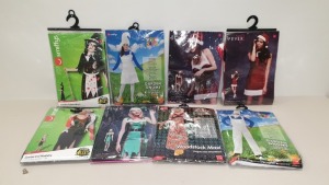 48 X BRAND NEW FANCY DRESS COSTUMES IE. SMIFFYS, FEVER - IN 2 CARTONS