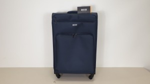 4 X BRAND NEW ROCK LONDON NEO-LITE SUITCASES (2.7KG, 4 X WHEELED SPINNERS AND STRONG MOULDED BASE)
78 X 48 X 31cm