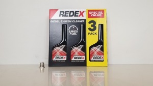 18 X PACKS OF 3 250 ML REDEX DIESEL SYSTEM CLEANER - IN 3 CARTONS (RADD0007A)