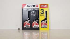 18 X PACKS OF 3 250 ML REDEX DIESEL SYSTEM CLEANER - IN 3 CARTONS (RADD0007A)