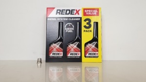 18 X PACKS OF 3 250 ML REDEX DIESEL SYSTEM CLEANER - IN 3 CARTONS (RADD0007A)