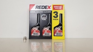 18 X PACKS OF 3 250 ML REDEX DIESEL SYSTEM CLEANER - IN 3 CARTONS (RADD0007A)