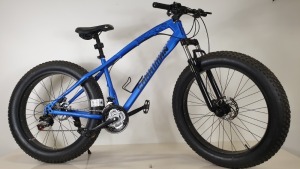 1 X CARAIMAN FAT BIKE IN ELECTRIC BLUE 
TYRES- 26 X 4.0