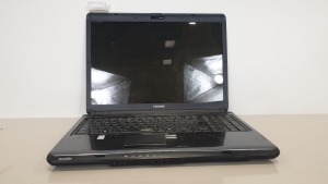 TOSHIBA L350 - 262 LAPTOP
WINDOWS 10 - 17" SCREEN
COMES WITH CHARGER