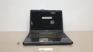 TOSHIBA L350 - 235 LAPTOP
WINDOWS 10 - 17" SCREEN
COMES WITH CHARGER