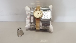 3 X WATCHES 
-SEIKO, ROTARY AND DKNY