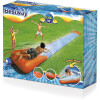 8 X BRAND NEW BESTWAY SINGLE SLIP AND SLIDE WITH INFLATABLE SPEED RAMP WITH SPRINKLERS 5.5 M LENGTH RRP £ 29.99 - TOTAL RRP £ 231.92