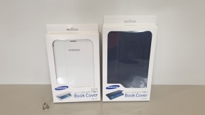 APPROX 60 X SAMSUNG GALAXY TAB 3 7.0/ TAB 4 8.0 BOOK COVERS IN A BOX