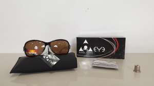 40 X LADIES POLARIZED SUNGLASSES - UV400 - UVA & UVB RESISTANT LENSES FILTER CATEGORY 3 WITH A CLEANING CLOTH & CARRY CASE - RETAIL READY INDIVIDUALLY BOXED - IN 1 OUTER CARTON (EYESG4) - (ORIG RRP £19.00 EACH)