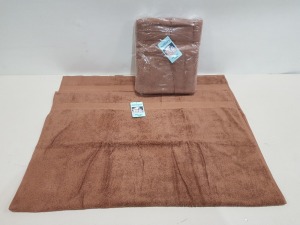 20 X BRAND NEW MUSBURY SOFT 'N' DRY BATH TOWELS IN CHOCOLATE COLOUR (SIZE : 100 X 150 CM ) - IN 1 BOX