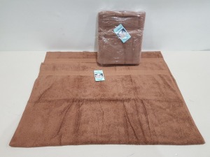 20 X BRAND NEW MUSBURY SOFT 'N' DRY BATH TOWELS IN CHOCOLATE COLOUR (SIZE : 100 X 150 CM ) - IN 1 BOX