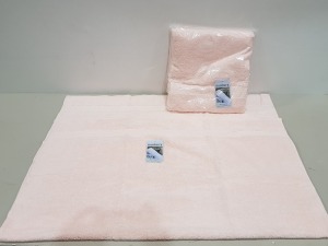 20 X BRAND NEW MUSBURY SOFT 'N' DRY BATH TOWELS IN PEACH COLOUR (SIZE : 100 X 150 CM ) - IN 2 BOX