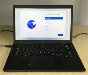 DELL LATITUDE 7480 LAPTOP, INTEL i7-7600U CPU, 8GB RAM, 256 GB SSD (DATA WIPED & WINDOWS 11 INSTALLED) - WITH CHARGER