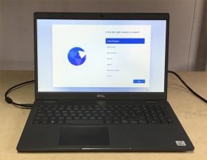 DELL LATITUDE 3510 LAPTOP, INTEL i5-10210U CPU, 8GB RAM, 1TB HDD WITH CHARGER (DATA WIPED & WINDOWS 11 INSTALLED)