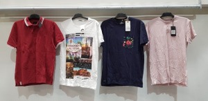 12 X BRAND NEW THREADBARE MIXED T SHIRTS IN DIFFERENT STYLES AND SIZES TOTAL RRP £227.88