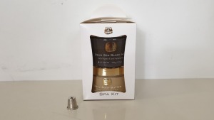 5 X BRAND NEW KEDMA SPA KIT WITH DEAD SEA BLACK MUD AND GOLD BODY BUTTER 500g / 200g