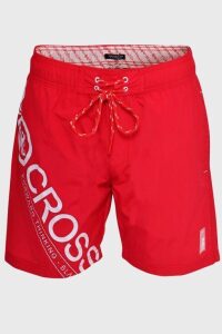 18 X BRAND NEW MEN'S PACIFIC CROSS HATCH SWIM SHORTS IN RED SIZE LARGE, RRP EACH £19.99 TOTAL £359.82