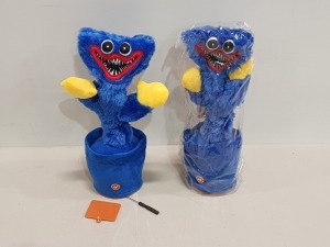 110 X BRAND NEW BLUE MONSTER DANCING CACTUSES IN ONE LARGE BOX