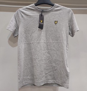 16 X BRAND NEW KIDS LYLE & SCOTT T SHIRT IN GREY SIZE 9-10 YEARS