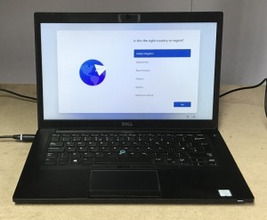 DELL LATITUDE 7480 LAPTOP, INTEL I5-7200U CPU, 8GB RAM, 256GB SSD, DATA WIPED WITH WINDOWS 11 INSTALLED - NO CHARGER