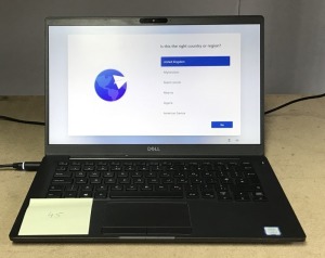 DELL LATITUDE 7400 LAPTOP, INTEL I5-8265U CPU, 8GB RAM, 256GB SSD, DATA WIPED WITH WINDOWS 11 INSTALLED - NO CHARGER