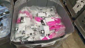 FULL PALLET OF 1004 X 2 PACKS OF BRAND NEW WHITE TESCO F & F SCHOOL T-SHIRTS (TOTAL RRP £4024) SIZE 15-16 YEARS (NOTE PALLET JACKET NOT INCLUDED)