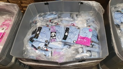 FULL PALLET OF 476 X 2 PACKS OF BRAND NEW BLUE TESCO F & F SCHOOL EASY TO IRON BOYS LONG SLEEVED SHIRTS (TOTAL RRP £1662) SIZE 6-7 YEARS (NOTE PALLET JACKET NOT INCLUDED)