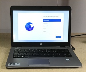 HP ELITEBOOK 840 G3 LAPTOP INTEL I5-6300U CPU, 8GB RAM, 256GB SSD, (DATA WIPED AND WINDOWS 11 INSTALLED) WITH CHARGER