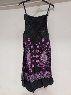 13 X BRAND NEW 2 IN 1 PISTACHIO DRESS & SKIRT IN BLACK AND PURPLE SIZE SMALL (RRP £25 EACH TOTAL £325 )