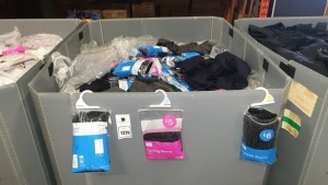 FULL PALLET OF 500+ TESCO F & F SCHOOL FOOTBALL SHORTS, CYCLING SHORTS, SKIRTS, JOGGERS ETC IN VARIOUS SIZES - THESE ARE STORE PULLS AND SOME PACKETS HAVE BEEN OPENED / ITEMS LOOSE (NOTE PALLET JACKET NOT INCLUDED)