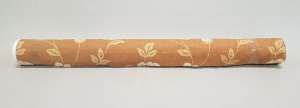 1 X ROLL OF FABRIC IN BROWN AND WHITE FLORAL DESIGN - THE LENGTH 31M - £12.99 / M - TOTAL £402.69