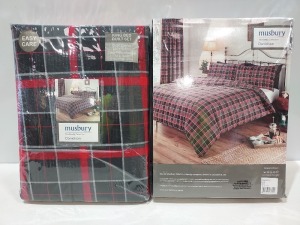 17 X BRAND NEW MUSBURY DANIELSON DUVET SETS TO INCLUDE DUVET COVER AND 2 PILLOW CASES 5 X SUPER KING SIZE 12 X KING SIZE