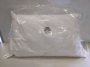 15 X BRAND NEW DUCK FEATHER PILLOWS ( 74 CM X 48 CM )