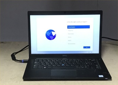 DELL LATITUDE 7490 LAPTOP, INTEL I7-8650U CPU, 8GB RAM, 256GB SSD, DATA WIPED & WIN 11 INSTALLED, GOOD BATTERY - NO CHARGER