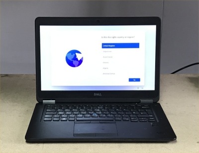 DELL LATITUDE E7450 LAPTOP, INTEL I7-5600U CPU, 8GB RAM, 256GB HDD, DATA WIPED & WIN 11 INSTALLED, GOOD BATTERY - NO CHARGER