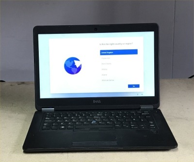 DELL LATITUDE E7450 LAPTOP, INTEL I7-5600U CPU, 8GB RAM, 256GB HDD, DATA WIPED & WIN 11 INSTALLED, GOOD BATTERY - NO CHARGER